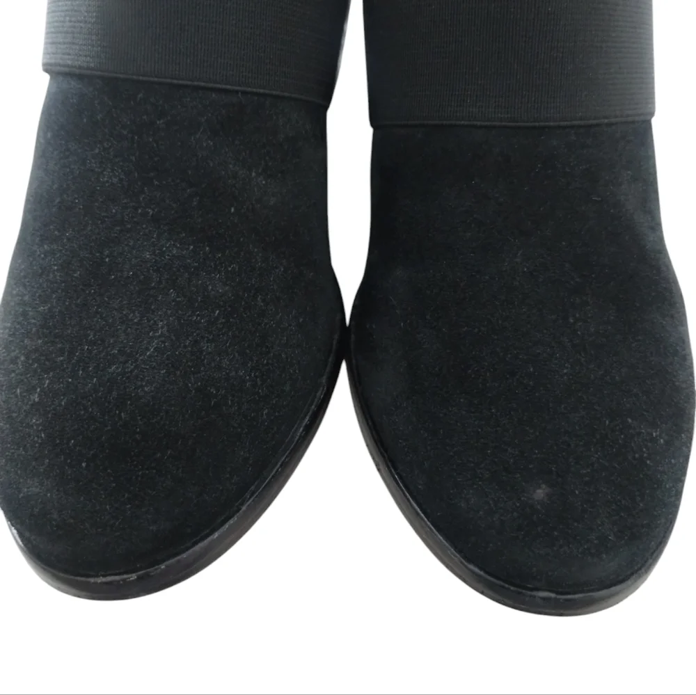 Eileen Fisher Womens Willis Black‎ Sport Suede Ankle Booties Size 7 Quiet Luxury